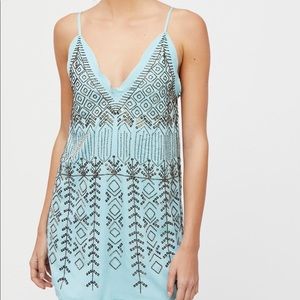 Free People Arizona Nights Embellished Slip Dress